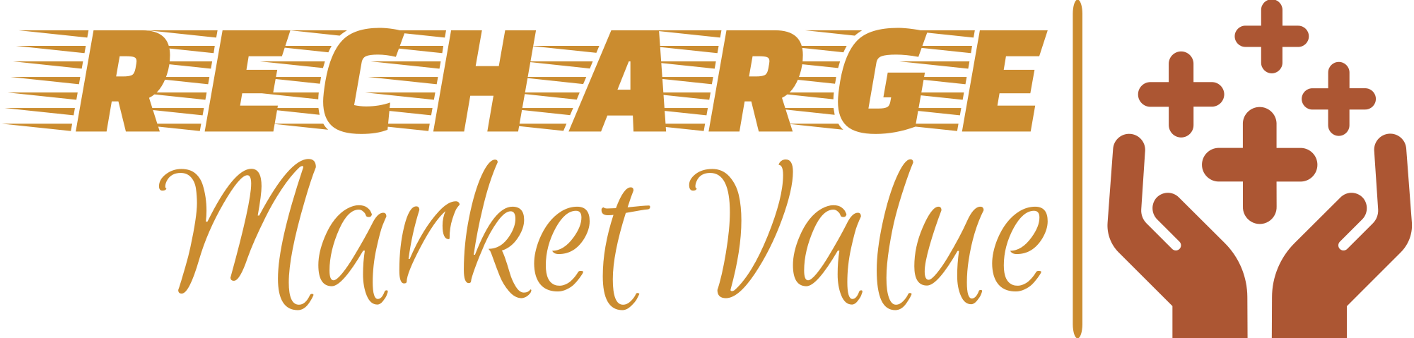 Official Recharge Market Value Logo